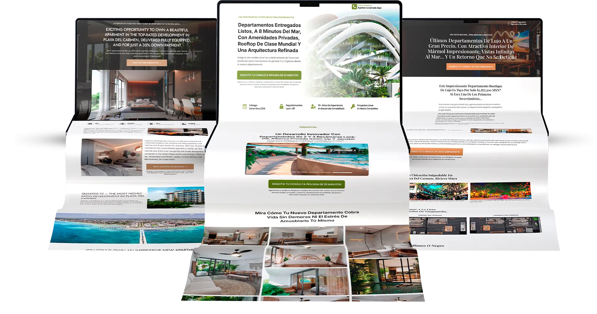 Landing Pages de Alta Conversión para Desarrollos Inmobiliarios - Miruz Agency
